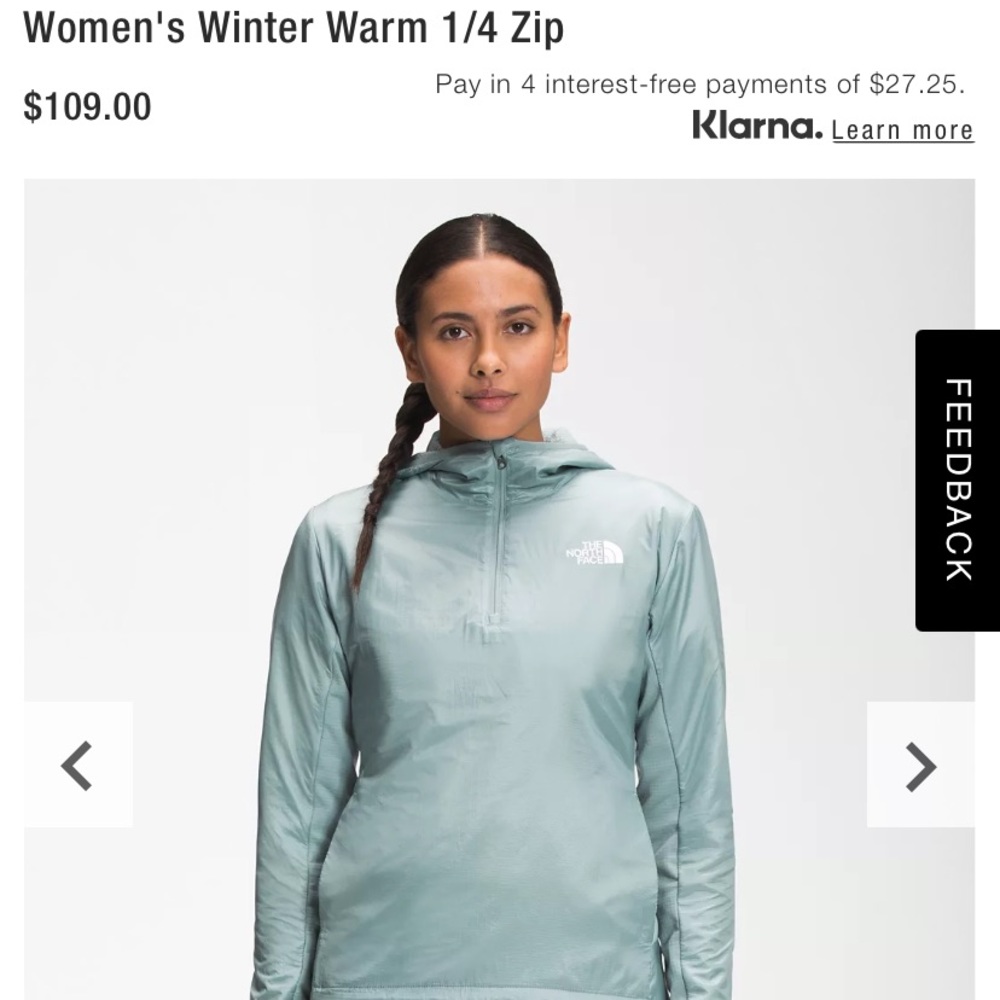 The North Face Winter Warm 1/4 Zip